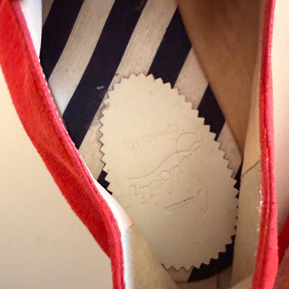 Men’s Christian Louboutin Red Suede Espadrille Shoes - Picture 7 of 7